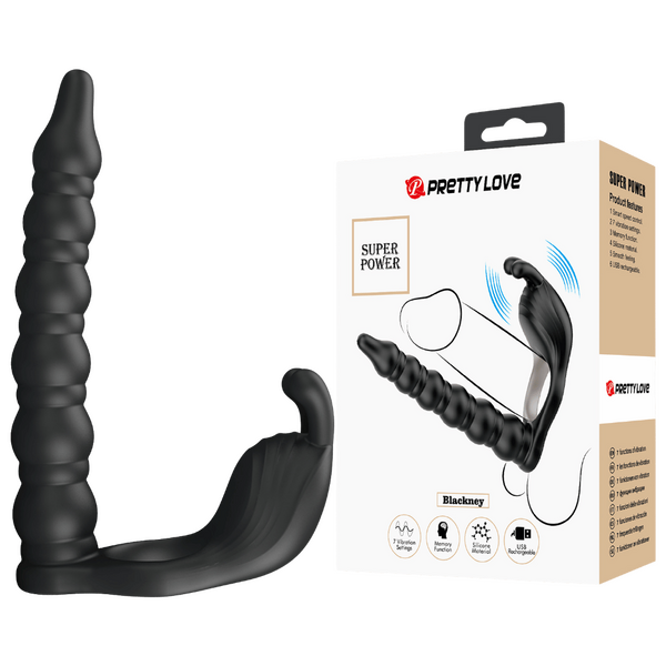 Pretty Love Blackney Vibrating Cock Ring (Black)