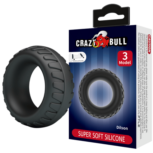 Crazy Bull Super Soft Silicone Cockring - Dilson (no.3)
