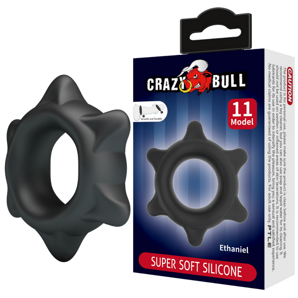 Crazy Bull Super Soft Silicone Cockring - Ethaniel (no.11)