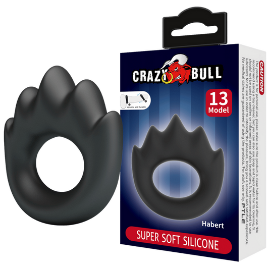 Crazy Bull Super Soft Silicone Cockring - Habert (no.13)
