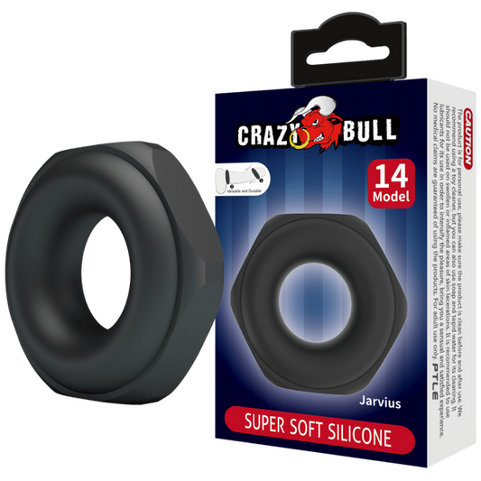 Crazy Bull Super Soft Silicone Cockring -  Jarvius (no.14)