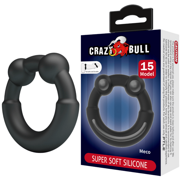 Crazy Bull Super Soft Silicone Cockring - Meco (no.15)