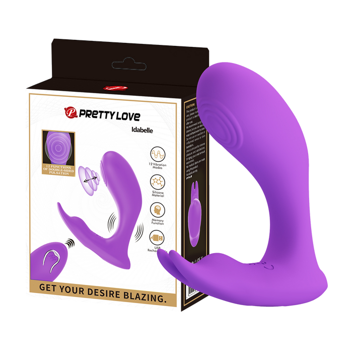 Pretty Love Idabelle Double Vibrator Purple