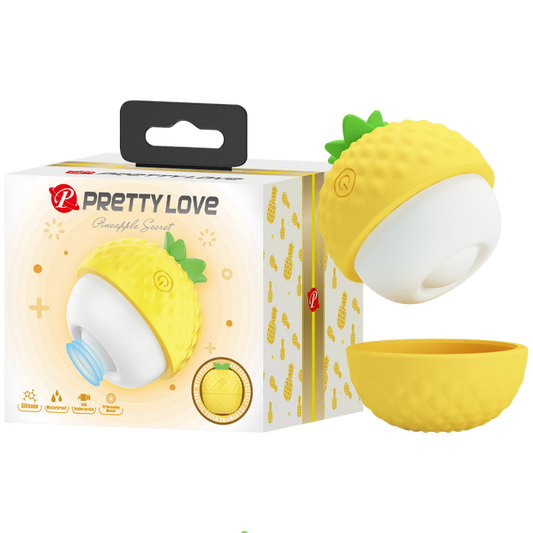 Pretty Love Pineapple Secret Thumping Vibrator (Yellow)