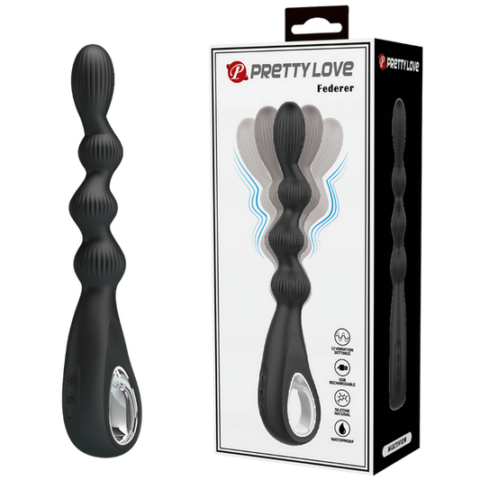 Pretty Love Federer Flexible Vibrator Black