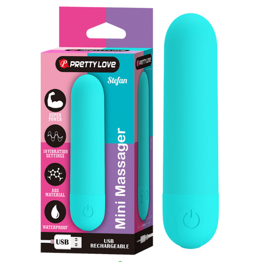 Pretty Love Stefan Mini Massager (Blue)