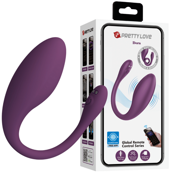 Pretty Love App Control Dora Bendable Vibrator (Byzantium)