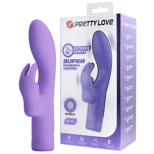 Pretty Love Elivia Rabbit Vibrator Purple