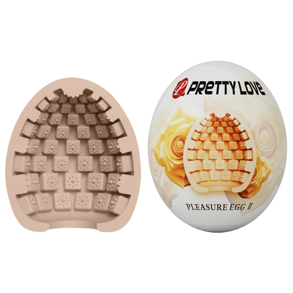 Pretty Love Pleasure Egg Masturbator (Peach)