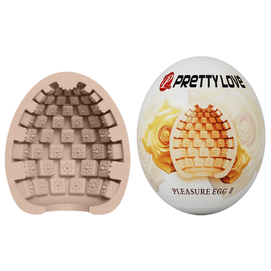 Pretty Love Pleasure Egg Masturbator (Peach)