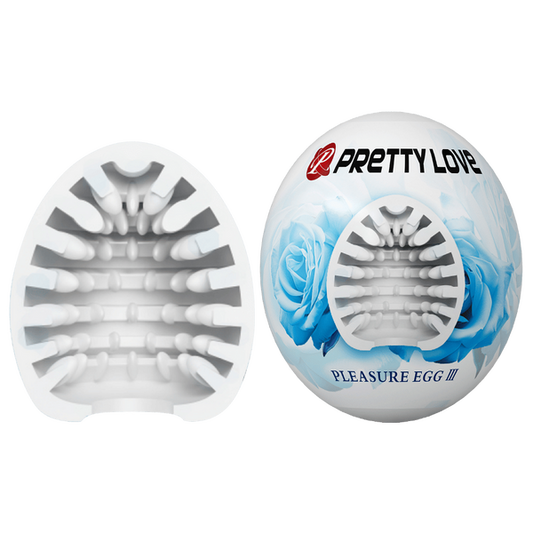 Pretty Love Pleasure Egg Masturbator (White)