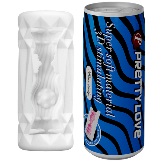 Pretty Love Super Soft Can Masturbator (Black/Blue)