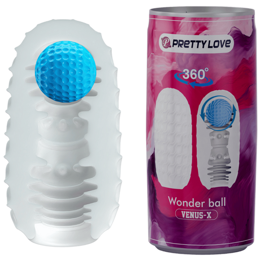 Pretty Love Venus-X Wonder Ball Masturbator (Clear)