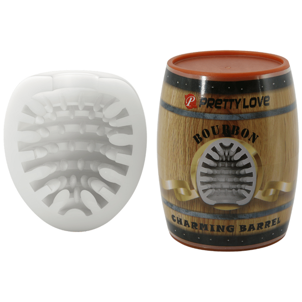 Pretty Love Charming Barrel Masturbator - Bourbon (White)