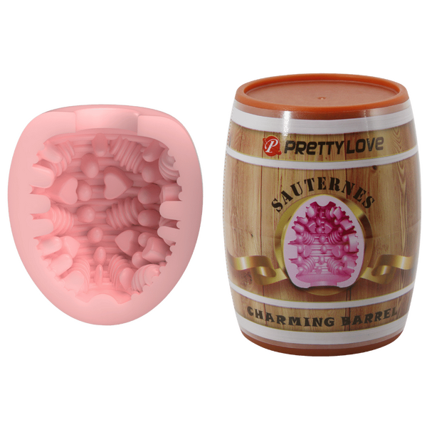 Pretty Love Charming Barrel Masturbator - Sauternes (Pink)