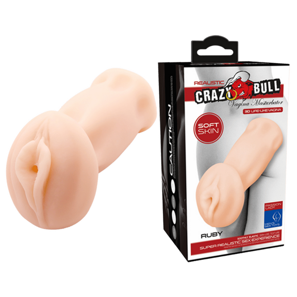 Crazy Bull Ruby Vagina Masturbator (Flesh)
