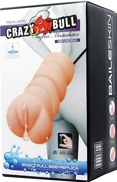 Crazy Bull Water Activated 3D Life-Like Vagina Masturbator Flesh