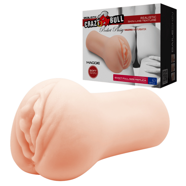 Crazy Bull Pocket Pussy Maggie Vagina Stroker Masturbator Flesh