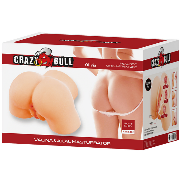 Crazy Bull Vagina & Anal Mega Masturbator - Olivia