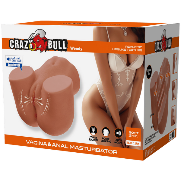 Crazy Bull Vagina & Anal Mega Masturbator - Wendy (Talk & Suction)