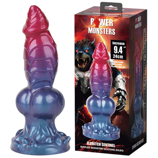 Power Monsters Eldritch Sentinal 9.4" Rippled Monster Silicone Fantasy Dildo