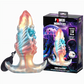 Power Monsters Ebon Leviathan 7" Rippled Monster Silicone Fantasy Inflatable Anal Plug