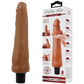 Pretty Love Sliding Skin Series -  Alfredo Vibrating 9.8" Dildo Tan