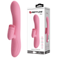 Pretty Love Chris Rotating Tongue Rabbit Vibrator Pink