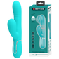 Pretty Love Mariana - 4in1 Multi-function Thumping Rabbit Vibrator Seafoam