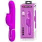 Pretty Love Gigi - 3in1 Multi-function Thumping Licking Rabbit Vibrator Pink
