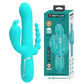 Pretty Love Cammy Triple Rabbit Vibrator Seafoam
