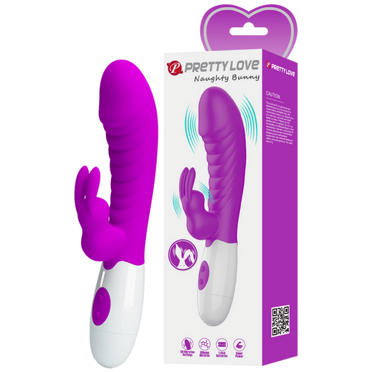 Pretty Love Naughty Bunny Rabbit Vibrator (Pink)