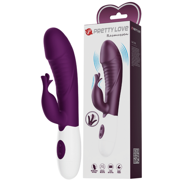 Pretty Love Rasmussen Rabbit Vibrator (Purple)