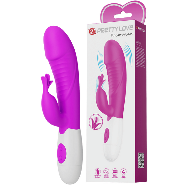 Pretty Love Rasmussen Rabbit Vibrator (Pink)
