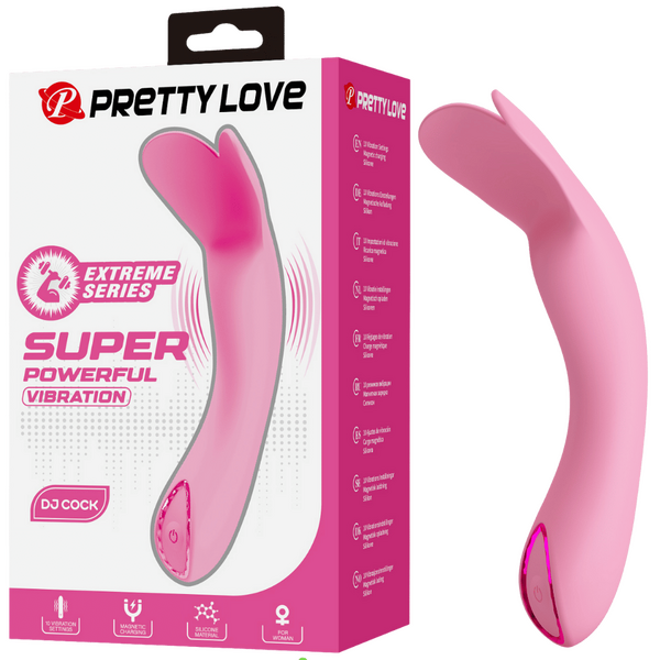 Pretty Love Extreme Series - DJ Cock Shining Decorative Ring G-Spot Vibrator