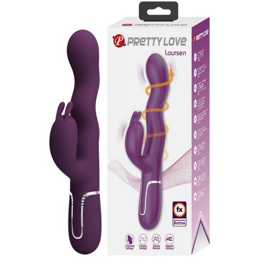 Pretty Love Laursen Wave Function Rabbit Vibrator Purple