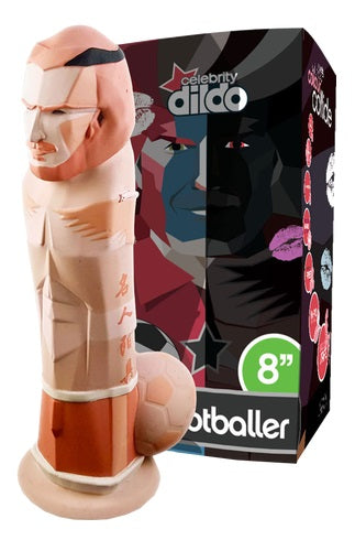 Celebrity Dildo The Footballer 8" Dildo Dong