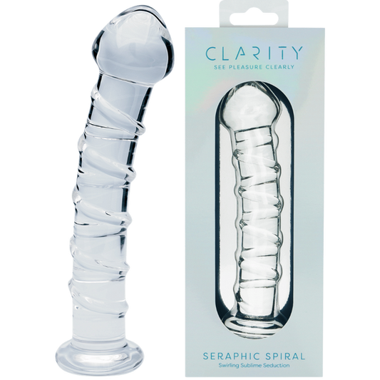 CreativeC | Clarity - Seraphic Spiral - Glass Dildo