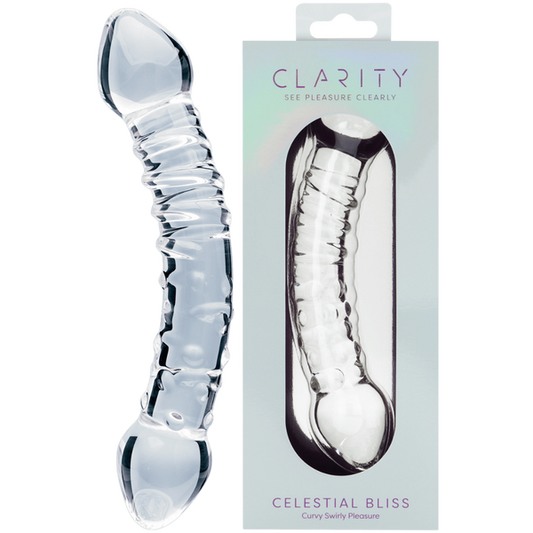 CreativeC | Clarity - Celestial Bliss - Double Ended Glass Dildo