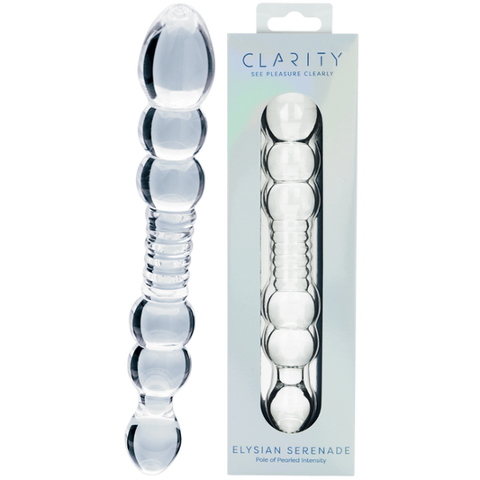 CreativeC | Clarity - Elysian Sensation - Double Ended Glass Dildo
