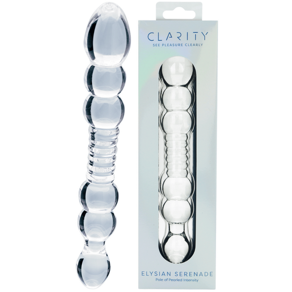 CreativeC | Clarity - Elysian Serenade - Double Ended Glass Dildo