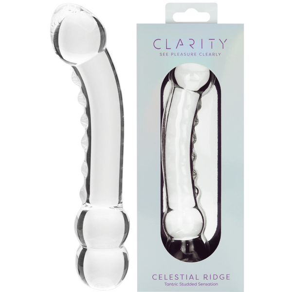 CreativeC | Clarity - Celestial Ridge - Double Ended Glass Dildo