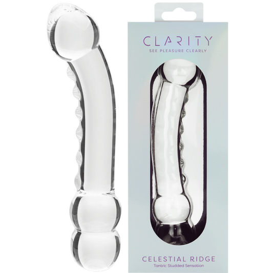 CreativeC | Clarity - Celestial Ridge - Double Ended Glass Dildo
