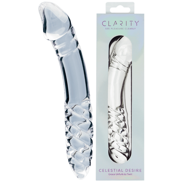 CreativeC | Clarity - Celestial Desire - Glass Double Ended Dildo