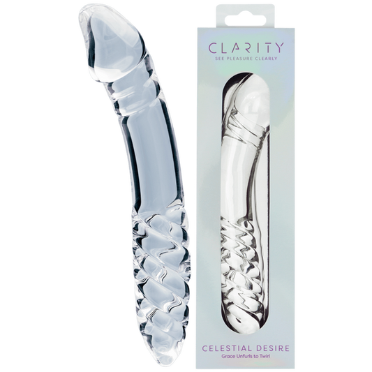 CreativeC | Clarity - Celestial Desire - Glass Double Ended Dildo