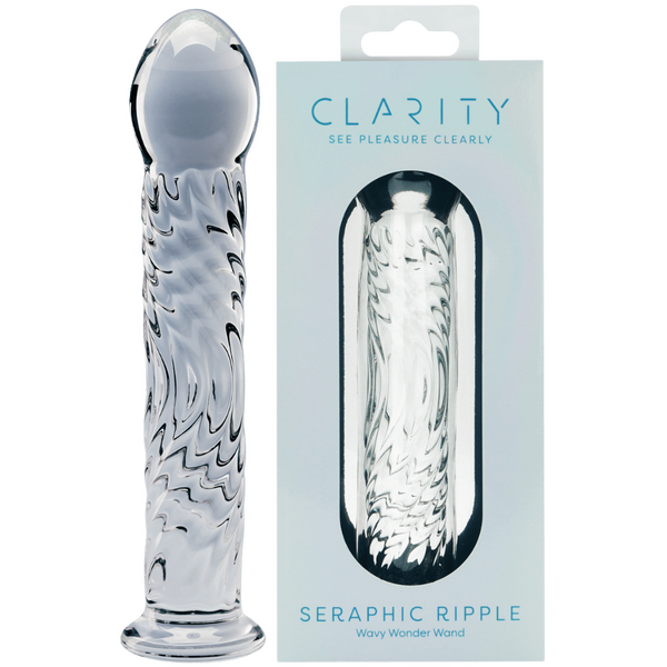 CreativeC | Clarity - Seraphic Ripple - Glass Dildo