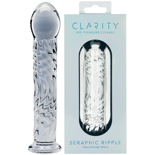 CreativeC | Clarity - Seraphic Ripple - Glass Dildo