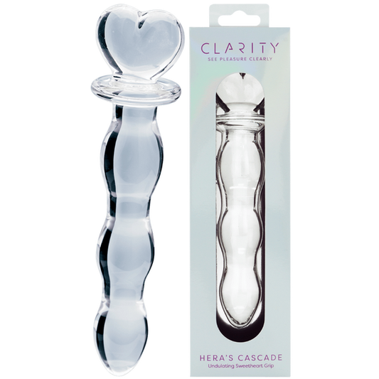 CreativeC | Clarity -  Hera's Cascade - Glass Dildo