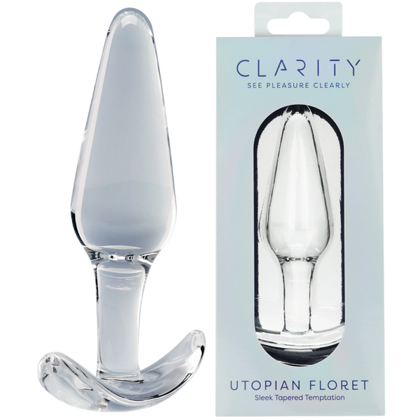 CreativeC | Clarity - Utopian Floret - Glass Butt Plug