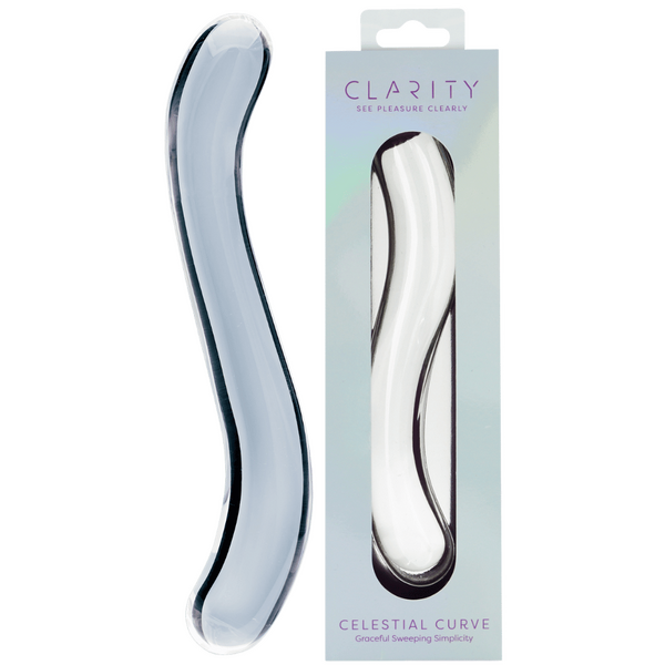 CreativeC | Clarity - Celestial Curve - Glass Dildo